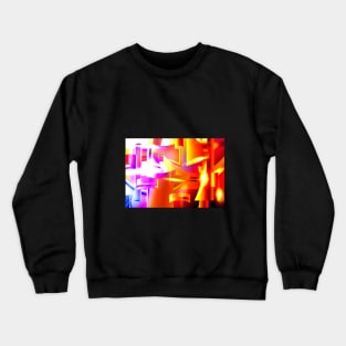 Golden Angelic Armor (Geometric Abstract Digital Art) #08 Crewneck Sweatshirt